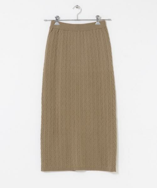 URBAN RESEARCH ROSSO / アーバンリサーチ ロッソ ニット・セーター | F by ROSSO　ウォッシャブル抗ピルニット+スカート | 詳細12