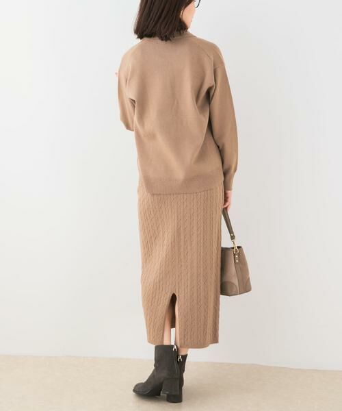 URBAN RESEARCH ROSSO / アーバンリサーチ ロッソ ニット・セーター | F by ROSSO　ウォッシャブル抗ピルニット+スカート | 詳細3