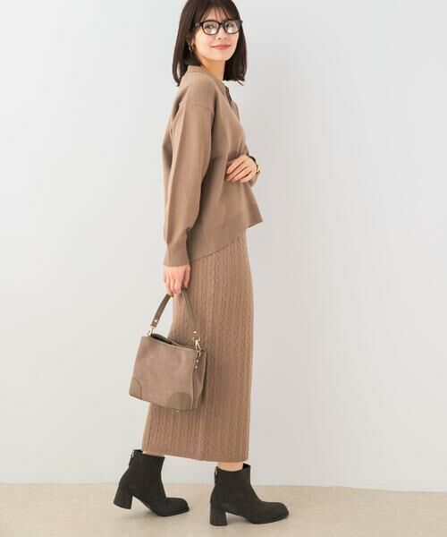 URBAN RESEARCH ROSSO / アーバンリサーチ ロッソ ニット・セーター | F by ROSSO　ウォッシャブル抗ピルニット+スカート | 詳細5