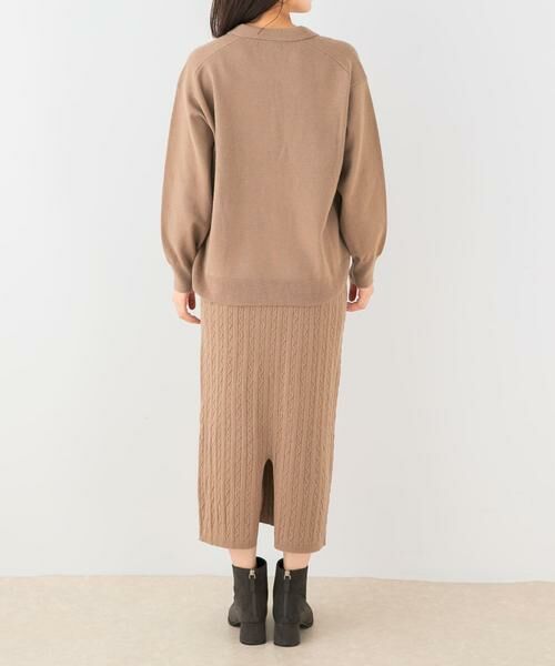 URBAN RESEARCH ROSSO / アーバンリサーチ ロッソ ニット・セーター | F by ROSSO　ウォッシャブル抗ピルニット+スカート | 詳細8