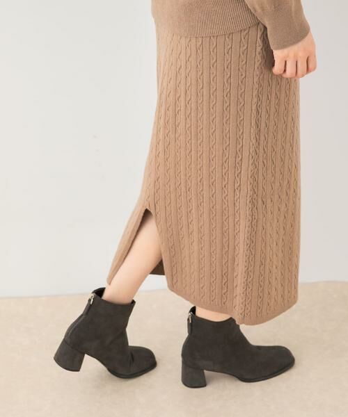 URBAN RESEARCH ROSSO / アーバンリサーチ ロッソ ニット・セーター | F by ROSSO　ウォッシャブル抗ピルニット+スカート | 詳細9