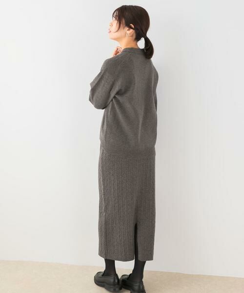 URBAN RESEARCH ROSSO / アーバンリサーチ ロッソ ニット・セーター | F by ROSSO　ウォッシャブル抗ピルニット+スカート | 詳細20