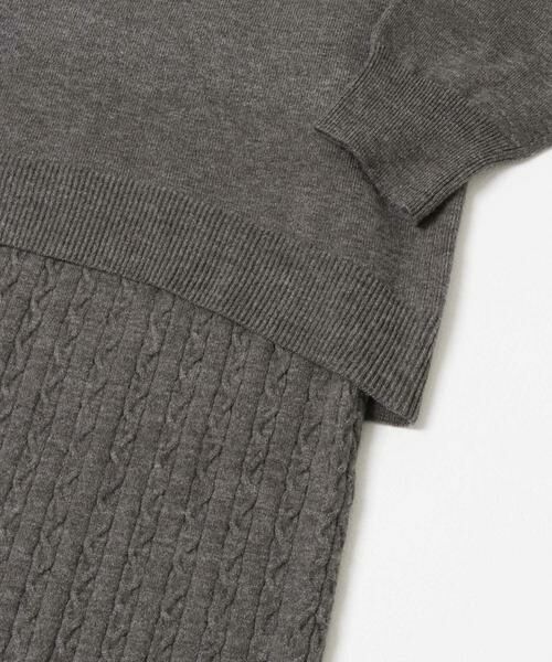 URBAN RESEARCH ROSSO / アーバンリサーチ ロッソ ニット・セーター | F by ROSSO　ウォッシャブル抗ピルニット+スカート | 詳細22