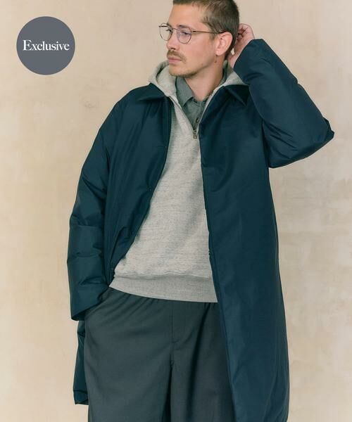 URBAN RESEARCH ROSSO/アーバンリサーチ ロッソ 『別注』+phenix WINDSTOPPER by GORE-TEX LABSスタンドダウンコート ネイビー M