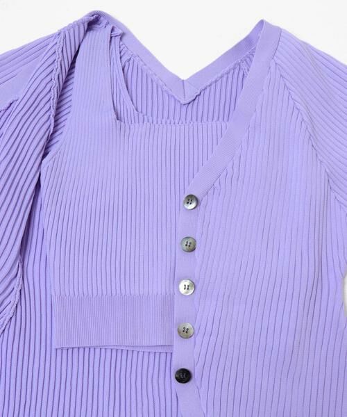 URBAN RESEARCH ROSSO / アーバンリサーチ ロッソ カーディガン・ボレロ | ELENDEEK　SILHOUETTE ENSEMBLE KT | 詳細4