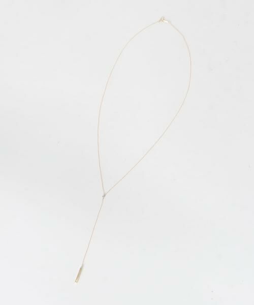 URBAN RESEARCH ROSSO / アーバンリサーチ ロッソ ネックレス・ペンダント・チョーカー | Favorible　Diamond×bar motif lariat | 詳細3