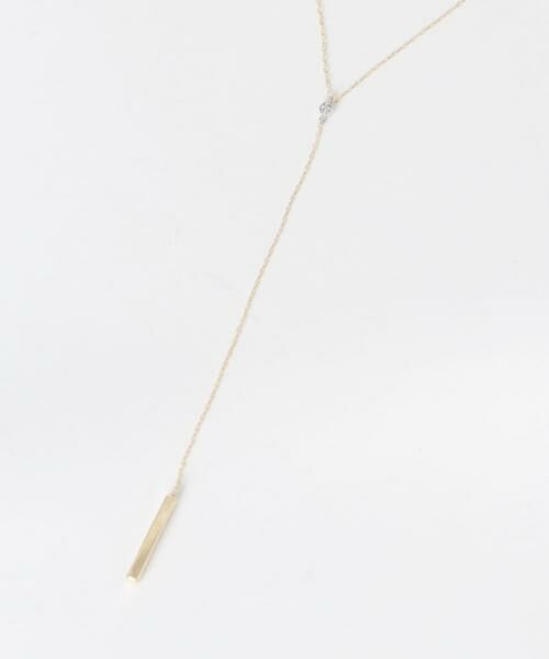 URBAN RESEARCH ROSSO / アーバンリサーチ ロッソ ネックレス・ペンダント・チョーカー | Favorible　Diamond×bar motif lariat | 詳細5