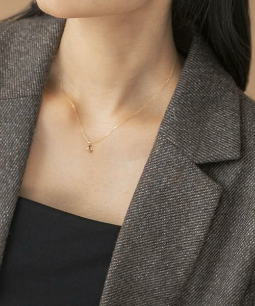 URBAN RESEARCH ROSSO / アーバンリサーチ ロッソ ネックレス・ペンダント・チョーカー | Favorible Moon×diamond necklace | 詳細1