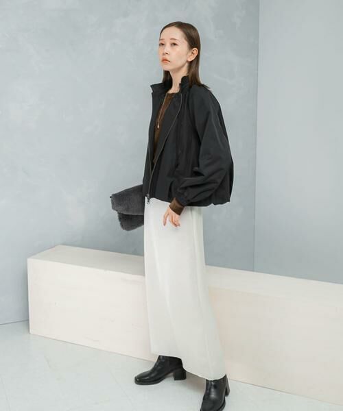 URBAN RESEARCH ROSSO / アーバンリサーチ ロッソ ブルゾン | MARILYN MOON　pleats twill blouson | 詳細2