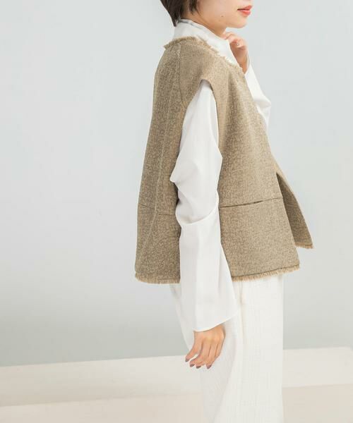 URBAN RESEARCH ROSSO / アーバンリサーチ ロッソ ベスト | CHIGNON　ツイードショートベスト | 詳細2