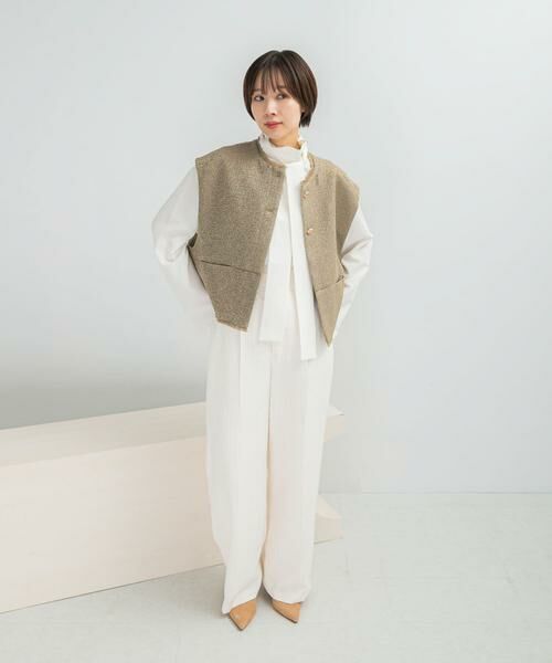 URBAN RESEARCH ROSSO / アーバンリサーチ ロッソ ベスト | CHIGNON　ツイードショートベスト | 詳細3