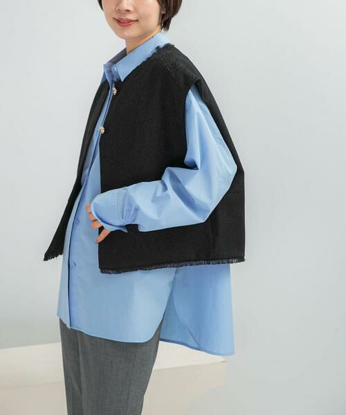 URBAN RESEARCH ROSSO / アーバンリサーチ ロッソ ベスト | CHIGNON　ツイードショートベスト | 詳細6