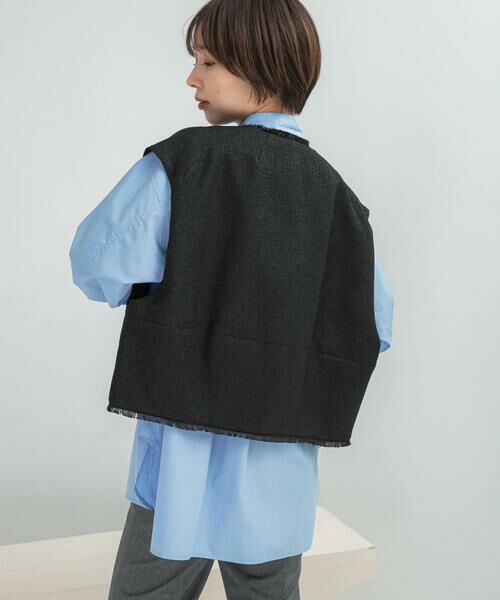 URBAN RESEARCH ROSSO / アーバンリサーチ ロッソ ベスト | CHIGNON　ツイードショートベスト | 詳細7