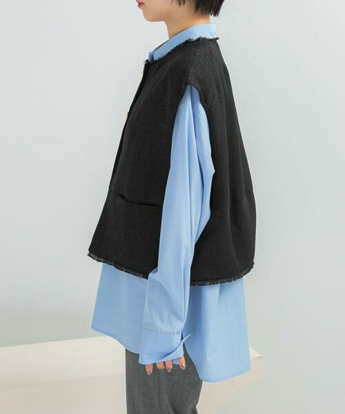 URBAN RESEARCH ROSSO / アーバンリサーチ ロッソ ベスト | CHIGNON　ツイードショートベスト | 詳細10