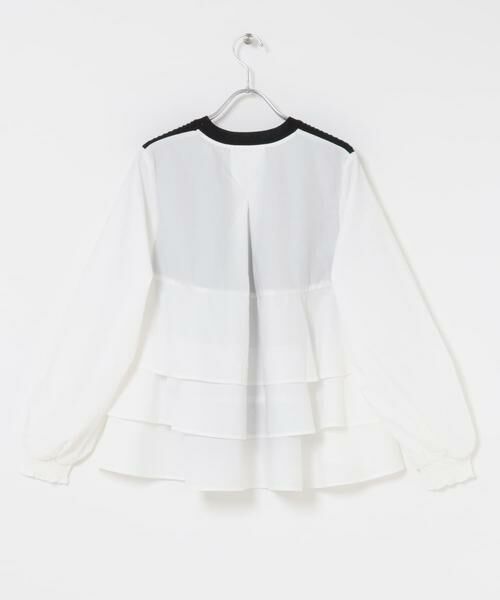 URBAN RESEARCH ROSSO / アーバンリサーチ ロッソ シャツ・ブラウス | Torrazzo Donna　Knit Fabric Tiered Blouse | 詳細6