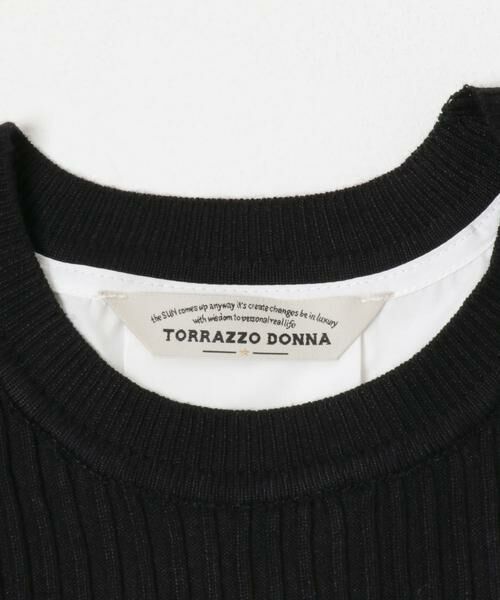 URBAN RESEARCH ROSSO / アーバンリサーチ ロッソ シャツ・ブラウス | Torrazzo Donna　Knit Fabric Tiered Blouse | 詳細8