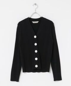 URBAN RESEARCH ROSSO / アーバンリサーチ ロッソ カーディガン・ボレロ | Torrazzo Donna　Rib Knit Cardigan
