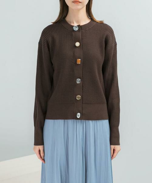 URBAN RESEARCH ROSSO / アーバンリサーチ ロッソ カーディガン・ボレロ | Torrazzo Donna　Bijou Kint Cardigan | 詳細3