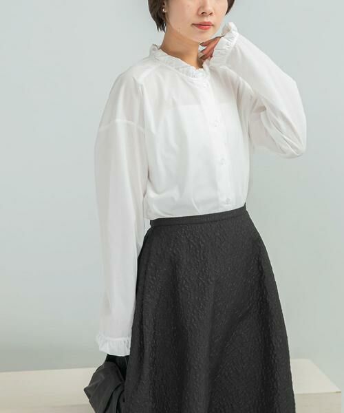 URBAN RESEARCH ROSSO / アーバンリサーチ ロッソ シャツ・ブラウス | Torrazzo Donna　Frill Collar Shirt | 詳細2