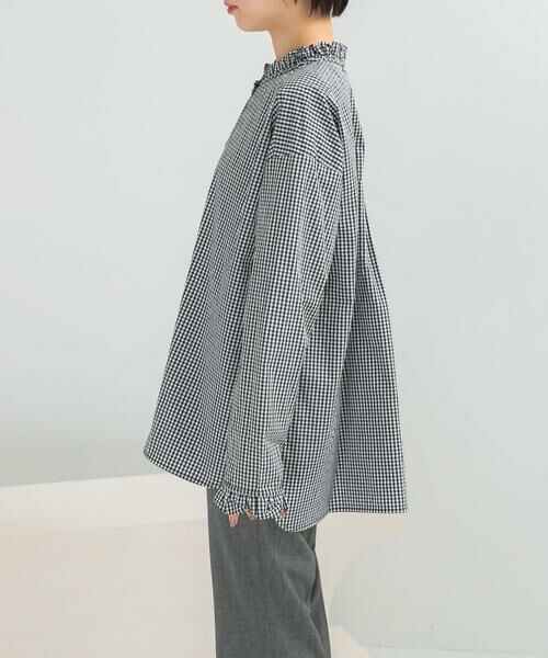 URBAN RESEARCH ROSSO / アーバンリサーチ ロッソ シャツ・ブラウス | Torrazzo Donna　Frill Collar Shirt | 詳細8