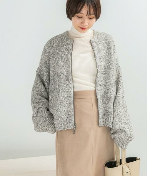 URBAN RESEARCH ROSSO / アーバンリサーチ ロッソ カーディガン・ボレロ | CHIGNON　リバーオーガンドッキングカーディガン | 詳細4