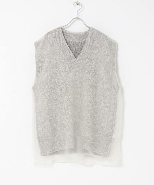 URBAN RESEARCH ROSSO / アーバンリサーチ ロッソ ベスト | CHIGNON　リバーオーガンドッキングベスト | 詳細4