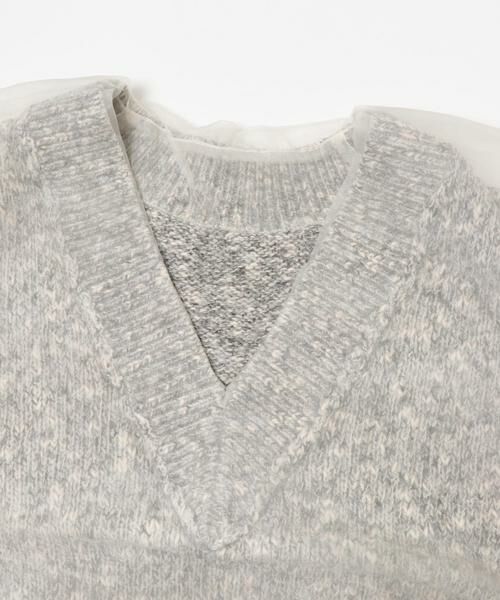 URBAN RESEARCH ROSSO / アーバンリサーチ ロッソ ベスト | CHIGNON　リバーオーガンドッキングベスト | 詳細5