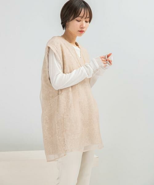 URBAN RESEARCH ROSSO / アーバンリサーチ ロッソ ベスト | CHIGNON　リバーオーガンドッキングベスト | 詳細7