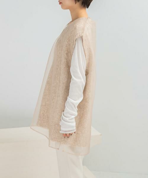 URBAN RESEARCH ROSSO / アーバンリサーチ ロッソ ベスト | CHIGNON　リバーオーガンドッキングベスト | 詳細10