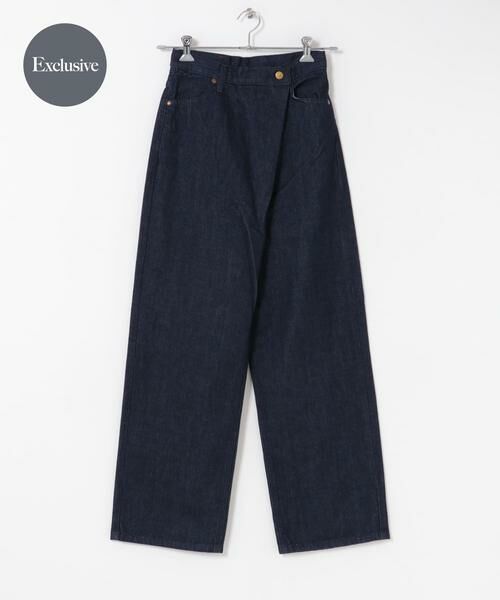 URBAN RESEARCH ROSSO/アーバンリサーチ ロッソ 『別注』Lee×ROSSO FRONT TUCK DENIM PANTS ワンウォッシュ M URBAN RESEARCH ROSSO/アーバンリサーチ ロッソ 『別注』Lee×ROSSO FRONT TUCK DENIM PANTS ワンウォッシュ M