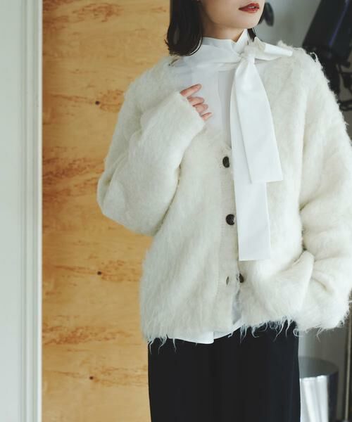 URBAN RESEARCH ROSSO / アーバンリサーチ ロッソ カーディガン・ボレロ | Mewl　ファーカーディガン | 詳細3