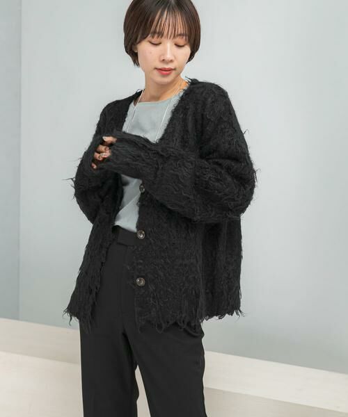 URBAN RESEARCH ROSSO / アーバンリサーチ ロッソ カーディガン・ボレロ | Mewl　ファーカーディガン | 詳細8