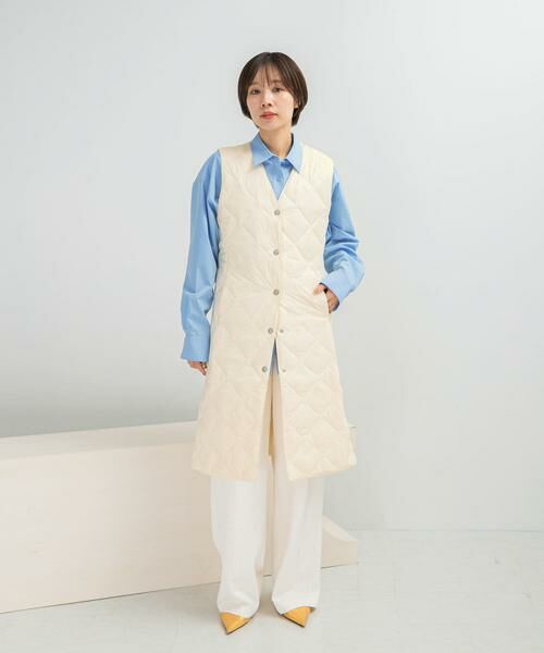 URBAN RESEARCH ROSSO / アーバンリサーチ ロッソ ダウンジャケット・ベスト | TAION　VNECK LONG DOWN GILET | 詳細5