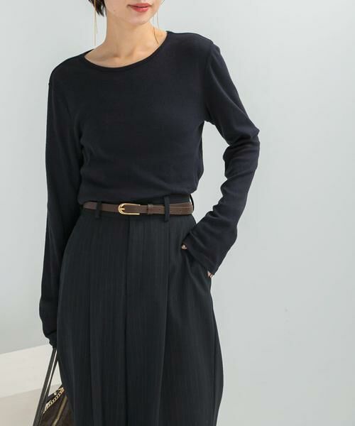 URBAN RESEARCH ROSSO / アーバンリサーチ ロッソ Tシャツ | コットンカシミヤクルーネックカットソー | 詳細1