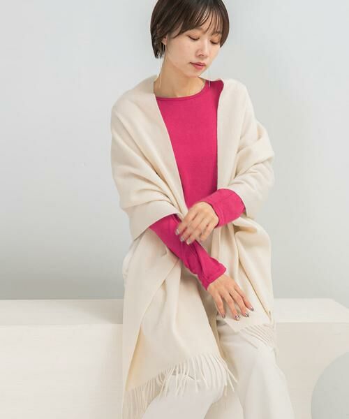 URBAN RESEARCH ROSSO / アーバンリサーチ ロッソ Tシャツ | コットンカシミヤクルーネックカットソー | 詳細11