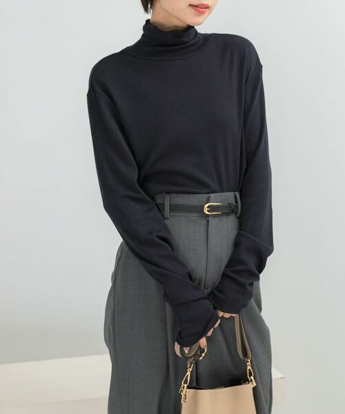 URBAN RESEARCH ROSSO / アーバンリサーチ ロッソ Tシャツ | コットンカシミヤハイネックカットソー | 詳細2