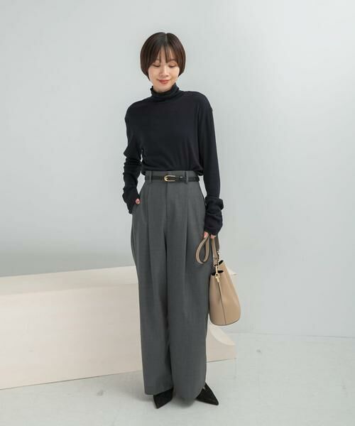 URBAN RESEARCH ROSSO / アーバンリサーチ ロッソ Tシャツ | コットンカシミヤハイネックカットソー | 詳細4