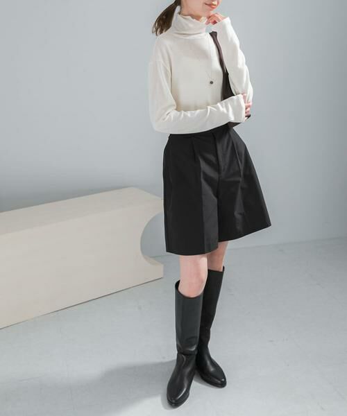 URBAN RESEARCH ROSSO / アーバンリサーチ ロッソ Tシャツ | コットンカシミヤハイネックカットソー | 詳細12