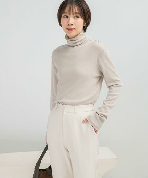 URBAN RESEARCH ROSSO / アーバンリサーチ ロッソ Tシャツ | コットンカシミヤハイネックカットソー | 詳細16