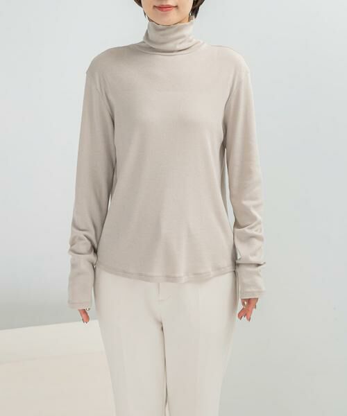 URBAN RESEARCH ROSSO / アーバンリサーチ ロッソ Tシャツ | コットンカシミヤハイネックカットソー | 詳細18