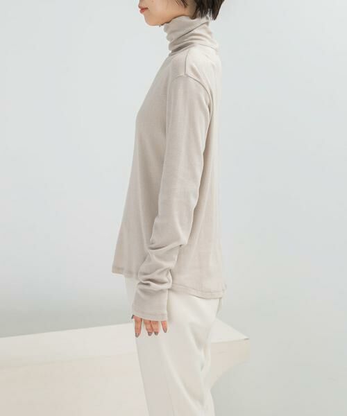 URBAN RESEARCH ROSSO / アーバンリサーチ ロッソ Tシャツ | コットンカシミヤハイネックカットソー | 詳細19