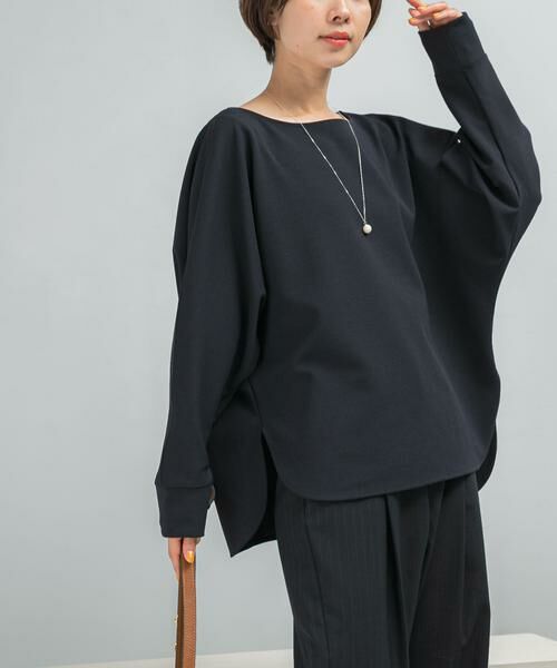 URBAN RESEARCH ROSSO / アーバンリサーチ ロッソ シャツ・ブラウス | ニットジョーゼットドルマンプルオーバー | 詳細1