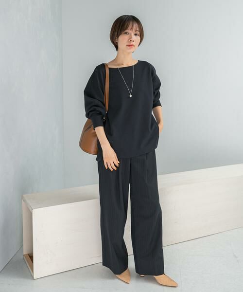 URBAN RESEARCH ROSSO / アーバンリサーチ ロッソ シャツ・ブラウス | ニットジョーゼットドルマンプルオーバー | 詳細3