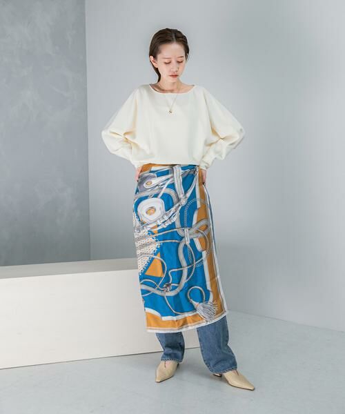 URBAN RESEARCH ROSSO / アーバンリサーチ ロッソ シャツ・ブラウス | ニットジョーゼットドルマンプルオーバー | 詳細17