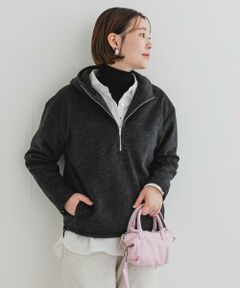URBAN RESEARCH ROSSO / アーバンリサーチ ロッソ パーカー | F by ROSSO　シャギーフリースハーフZIPパーカー