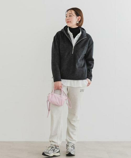 URBAN RESEARCH ROSSO / アーバンリサーチ ロッソ パーカー | F by ROSSO　シャギーフリースハーフZIPパーカー | 詳細6