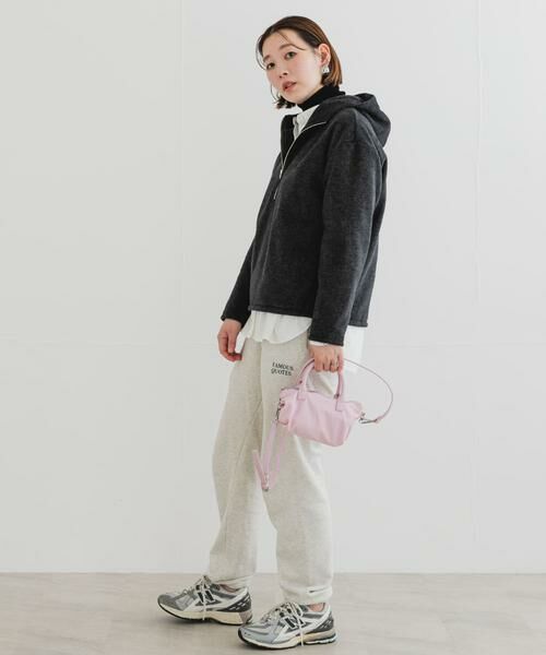 URBAN RESEARCH ROSSO / アーバンリサーチ ロッソ パーカー | F by ROSSO　シャギーフリースハーフZIPパーカー | 詳細7