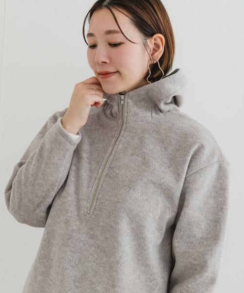 URBAN RESEARCH ROSSO / アーバンリサーチ ロッソ パーカー | F by ROSSO　シャギーフリースハーフZIPパーカー | 詳細20