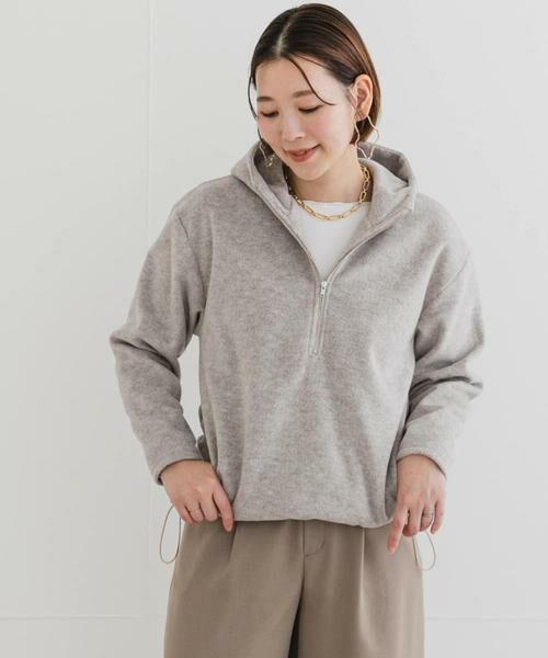 URBAN RESEARCH ROSSO / アーバンリサーチ ロッソ パーカー | F by ROSSO　シャギーフリースハーフZIPパーカー | 詳細13