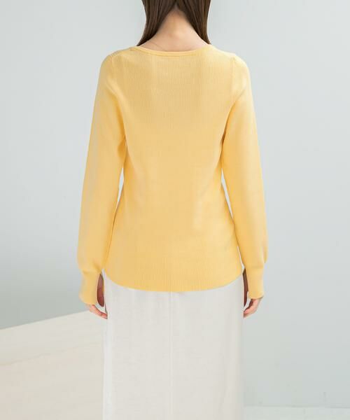 URBAN RESEARCH ROSSO / アーバンリサーチ ロッソ ニット・セーター | シルク混スリットスリーブリブニット | 詳細7